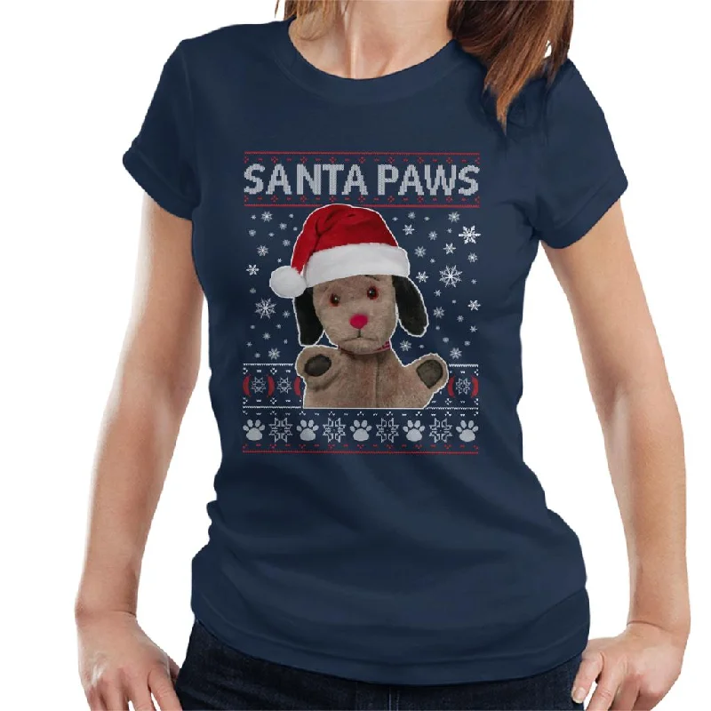 Sooty Christmas Sweep Santa Paws Women's T-Shirt Oversized T-Shirt Spandex breathable Sooty Christmas Sweep Santa Paws Women's T-Shirt Oversized T-Shirt Spandex breathable