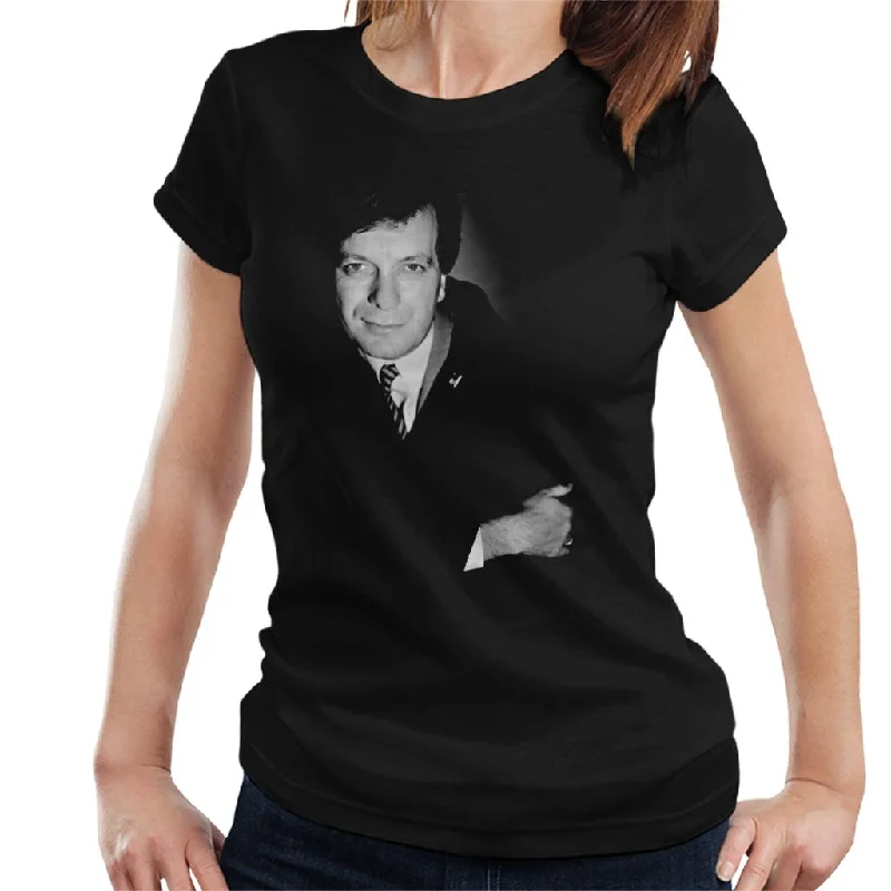 Tony Wilson Portrait Women's T-Shirt Rayon Velvet Corduroy