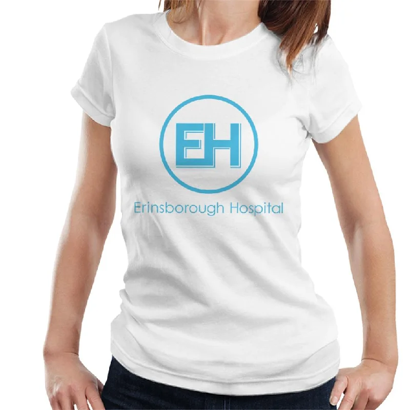 Neighbours Erinsborough Hospital Women's T-Shirt V-Neck T-Shirt Long Sleeve Cotton
