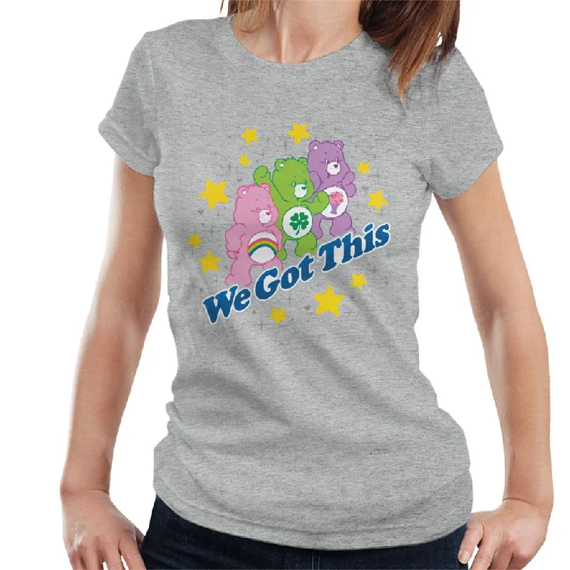 Care Bears Share Bear We Got This Women's T-Shirt Ribbed T-Shirt High Neck Heavyweight Care Bears Share Bear We Got This Women's T-Shirt Ribbed T-Shirt High Neck Heavyweight