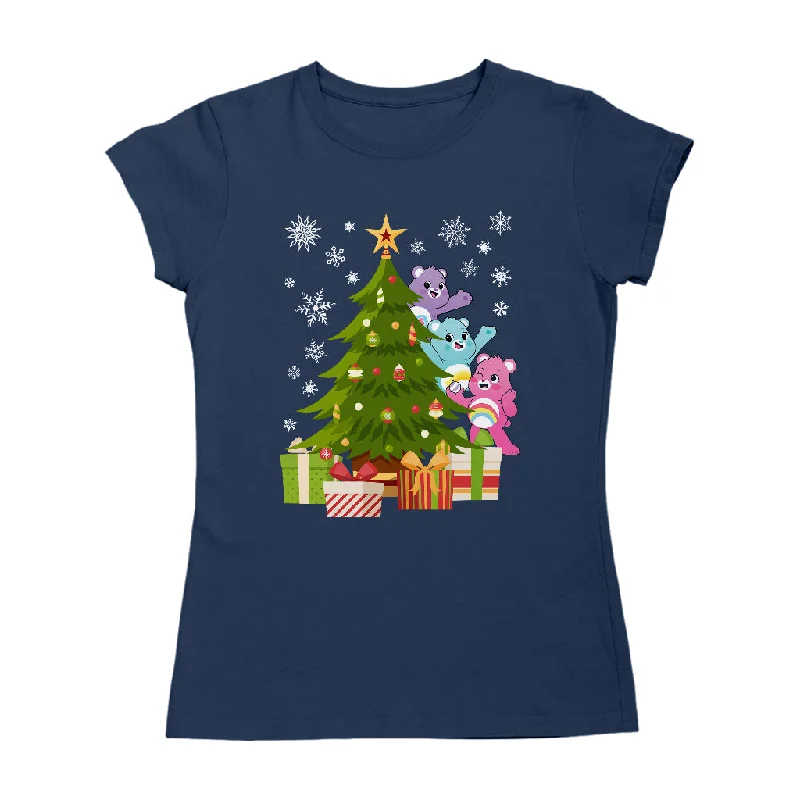 Care Bears UTM Christmas Decorating Xmas Tree Women's T-Shirt Seamless Knitted Crochet Care Bears UTM Christmas Decorating Xmas Tree Women's T-Shirt Seamless Knitted Crochet