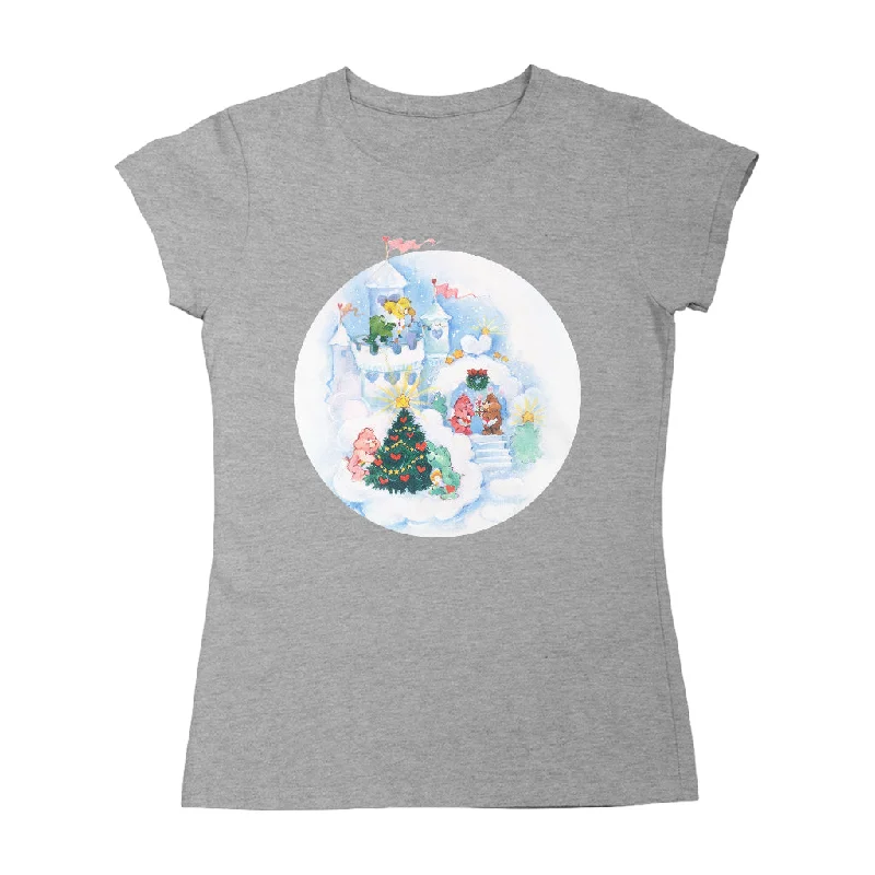 Care Bears Christmas Snow Castle Women's T-Shirt Oversized T-Shirt Spandex breathable Care Bears Christmas Snow Castle Women's T-Shirt Oversized T-Shirt Spandex breathable