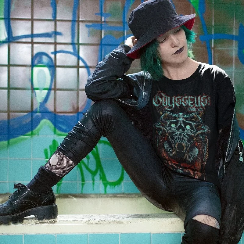 Legion of the Damned Unisex T-Shirt Print Jacquard Patchwork