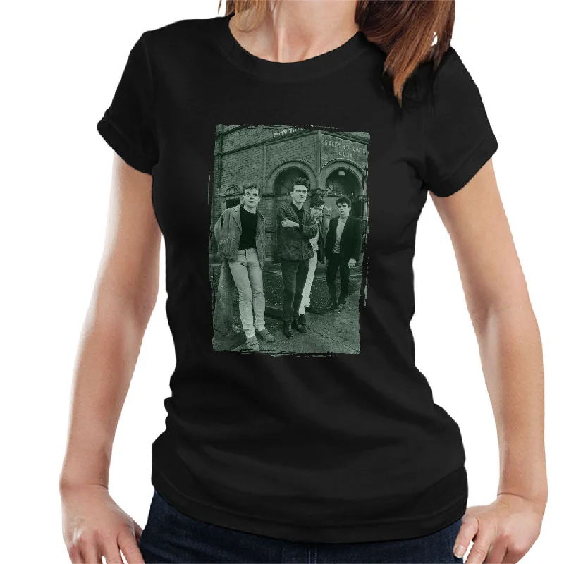 The Smiths In Manchester At Salford Lads Club Distressed Frame Women's T-Shirt Faux Fur Fabric Real Fur Fabric Shearling Fabric The Smiths In Manchester At Salford Lads Club Distressed Frame Women's T-Shirt Faux Fur Fabric Real Fur Fabric Shearling Fabric
