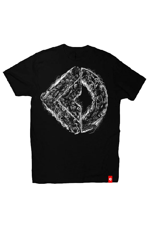 Palintonos Skulls Unisex T-Shirt (Hades) Fleece Nylon Spandex