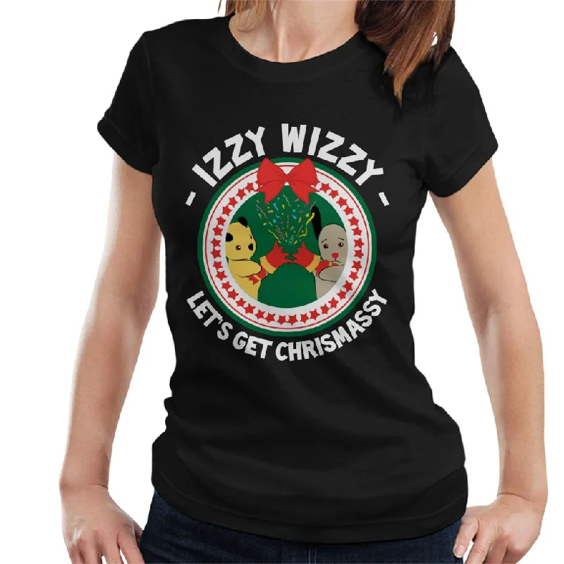 Sooty Christmas Izzy Wizzy Lets Get Chrismassy Women's T-Shirt Anti-Shrink Durable Soft Sooty Christmas Izzy Wizzy Lets Get Chrismassy Women's T-Shirt Anti-Shrink Durable Soft