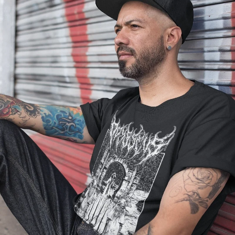 Black Mass Unisex T-Shirt Chenille Blend Fleece Blend Nylon Blend