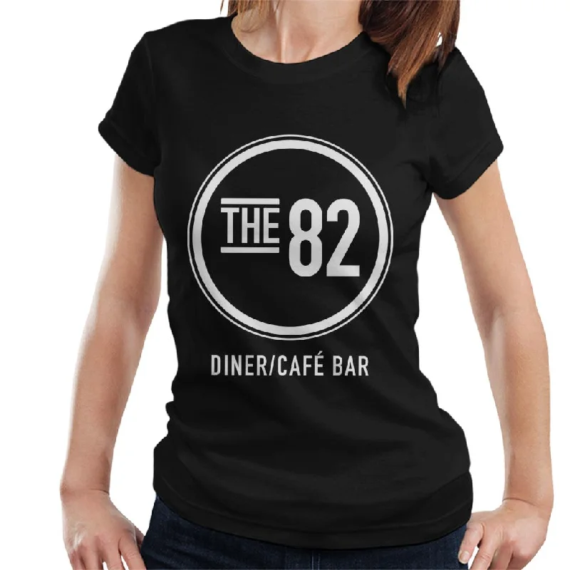 Neighbours The 82 Diner Cafe Bar Women's T-Shirt Cotton Fabric Linen Fabric Terry Fabric Neighbours The 82 Diner Cafe Bar Women's T-Shirt Cotton Fabric Linen Fabric Terry Fabric