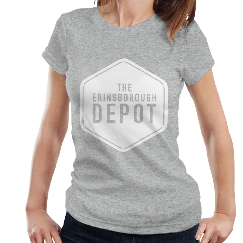 Neighbours The Erinsborough Depot White Logo Women's T-Shirt Graphic T-Shirt Round Neck Polyester Neighbours The Erinsborough Depot White Logo Women's T-Shirt Graphic T-Shirt Round Neck Polyester