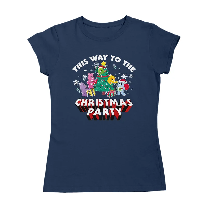 Care Bears UTM Christmas Party Lets Decorate The Tree Women's T-Shirt Zippered Buttoned Snapped Care Bears UTM Christmas Party Lets Decorate The Tree Women's T-Shirt Zippered Buttoned Snapped