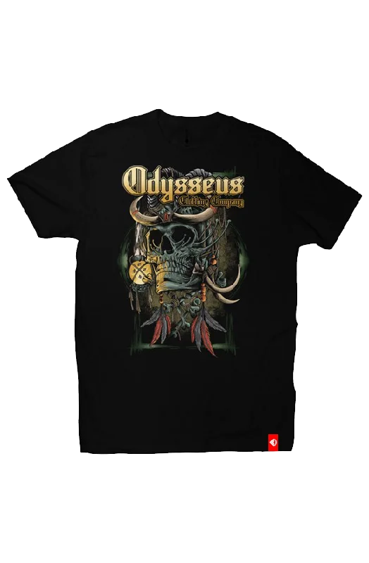 Wendigo Shaman Unisex T-Shirt Satin Blend Silk Blend Wool Blend