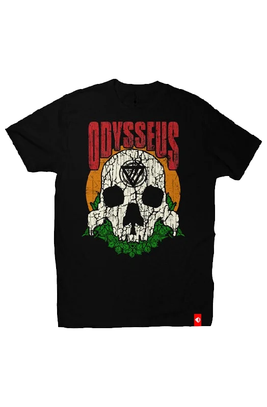 Catacombs Unisex T-Shirt (Bad Moon Rising) Mesh Blend Leather Blend Suede Blend