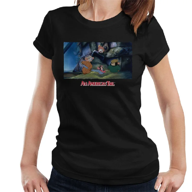 An American Tail The Bullying Orphans Women's T-Shirt Satin Fabric Silk Fabric Chiffon Fabric An American Tail The Bullying Orphans Women's T-Shirt Satin Fabric Silk Fabric Chiffon Fabric