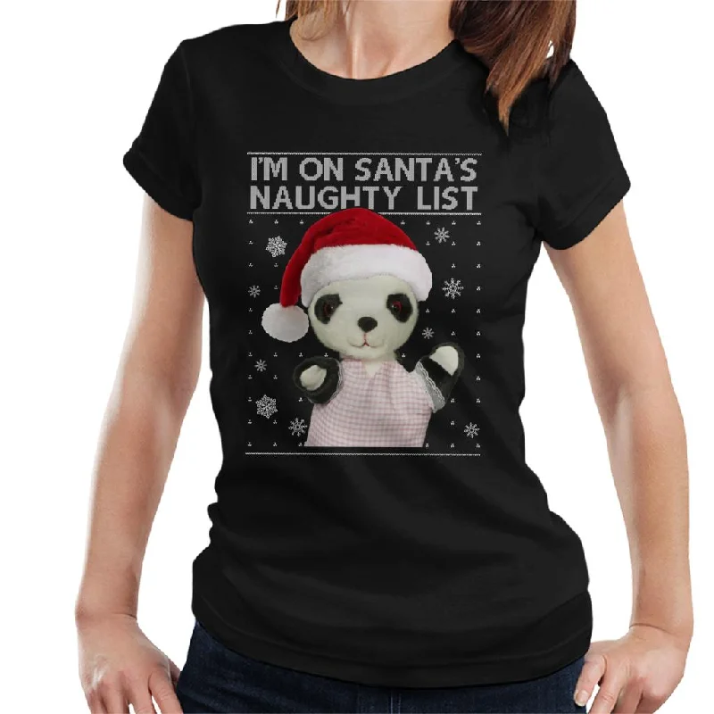 Sooty Christmas Soo Im On Santas Naughty List Women's T-Shirt Graphic Embroidered Appliqued Sooty Christmas Soo Im On Santas Naughty List Women's T-Shirt Graphic Embroidered Appliqued