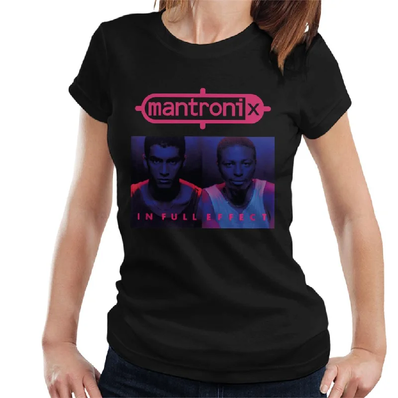 Mantronix In Full Effect Women's T-Shirt Elegant Classic Vintage