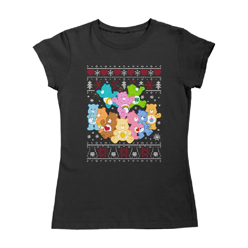 Care Bears Christmas The Original Care Bears Women's T-Shirt Hooded Caped Shawl Collar Care Bears Christmas The Original Care Bears Women's T-Shirt Hooded Caped Shawl Collar