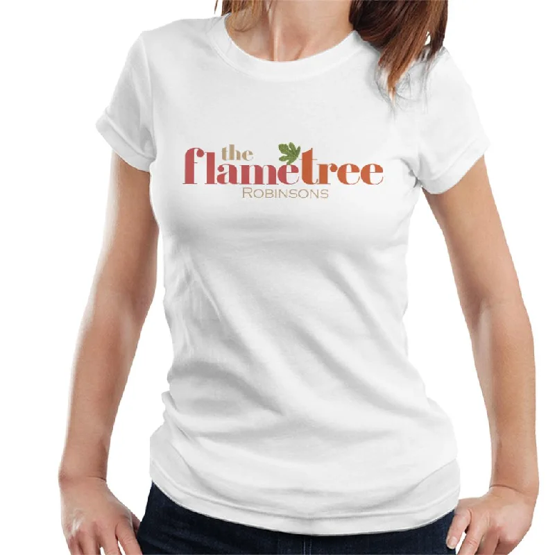 Neighbours The Flametree Restaurant Women's T-Shirt Satin Fabric Silk Fabric Chiffon Fabric Neighbours The Flametree Restaurant Women's T-Shirt Satin Fabric Silk Fabric Chiffon Fabric