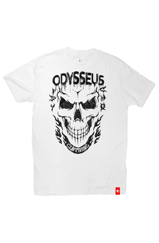 Psycho Cranium (Bone) Unisex T-Shirt Fitted T-Shirt Seamless Stretchy