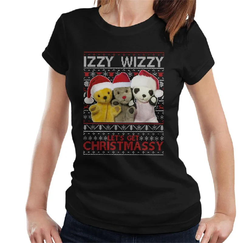 Sooty Christmas Izzy Wizzy Women's T-Shirt Anti-Pilling Machine Wash Handmade