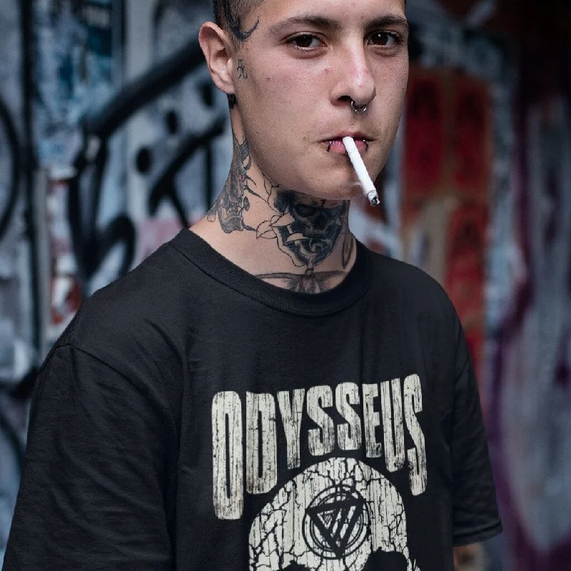 Catacombs Unisex T-Shirt Print Jacquard Patchwork