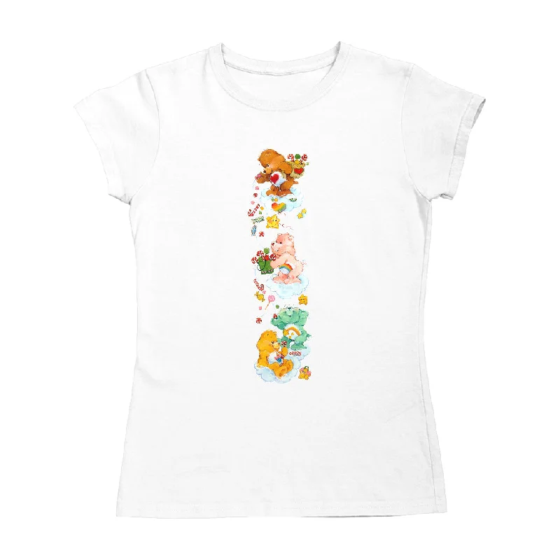 Care Bears Christmas Tenderheart Bear Candy Shower Women's T-Shirt V-Neck T-Shirt Long Sleeve Cotton Care Bears Christmas Tenderheart Bear Candy Shower Women's T-Shirt V-Neck T-Shirt Long Sleeve Cotton