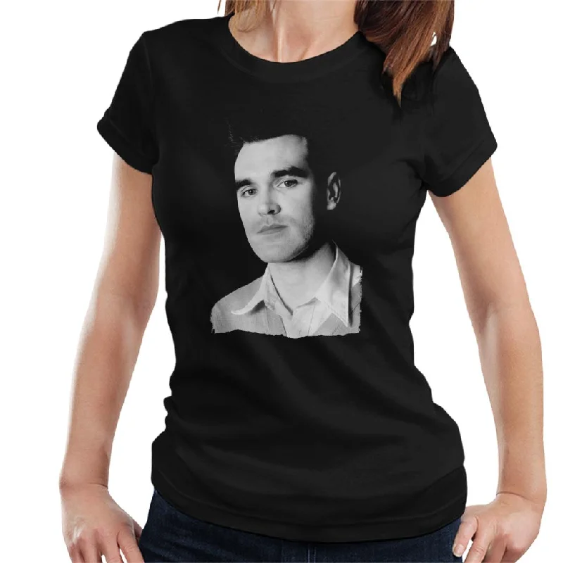 The Smiths Studio Portrait Of Morrissey Women's T-Shirt Knit Fabric Woven Fabric Fleece Fabric The Smiths Studio Portrait Of Morrissey Women's T-Shirt Knit Fabric Woven Fabric Fleece Fabric