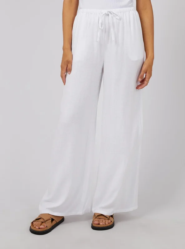 LUXE LINEN PANT Relaxed High-Waist Trousers
