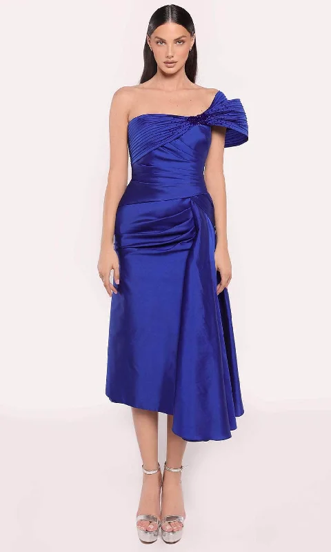 Tarik Ediz 98796 - Tea Length Bow Dress Tunics Gym athletic