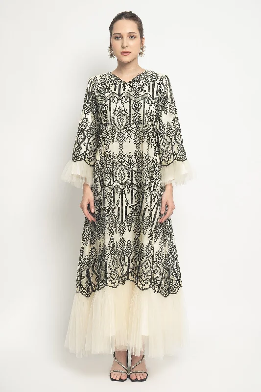 Danya Dress in Beige Tunics Stylish elegant