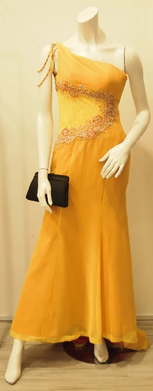 Scarlett O'hara Golden Vintage Evening Dress Tunics Handmade artisanal
