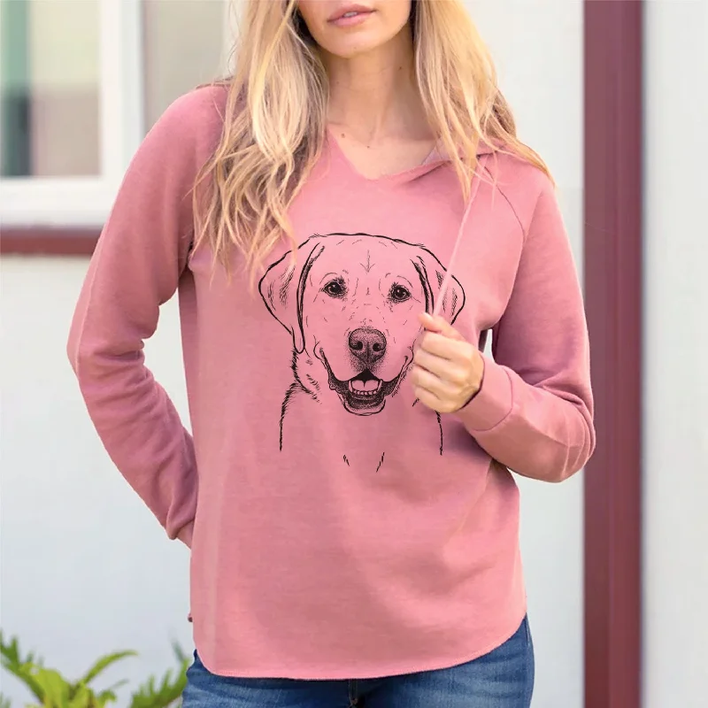 Bare Booney the Labrador Retriever - Cali Wave Hooded Sweatshirt Hoodie with Illustration Artistic Creative Bare Booney the Labrador Retriever - Cali Wave Hooded Sweatshirt Hoodie with Illustration Artistic Creative