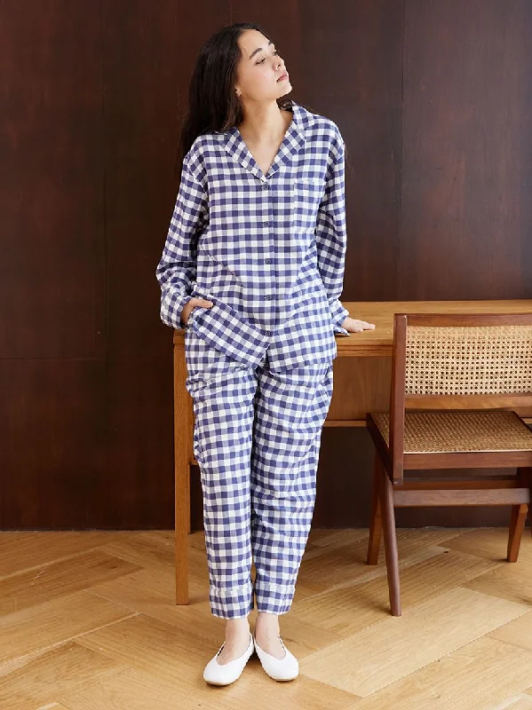 Checked Pajama Pants Classic Chino Pants