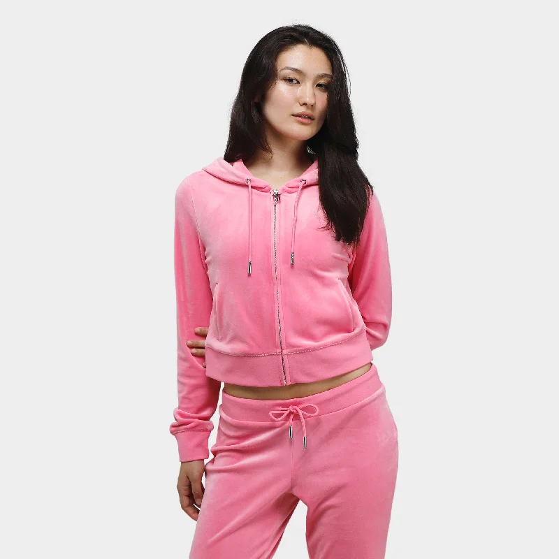 Juicy Couture Women's OG Bling Hoodie / Hot Hot Hoodie with High Neck Warm Protective Juicy Couture Women's OG Bling Hoodie / Hot Hot Hoodie with High Neck Warm Protective