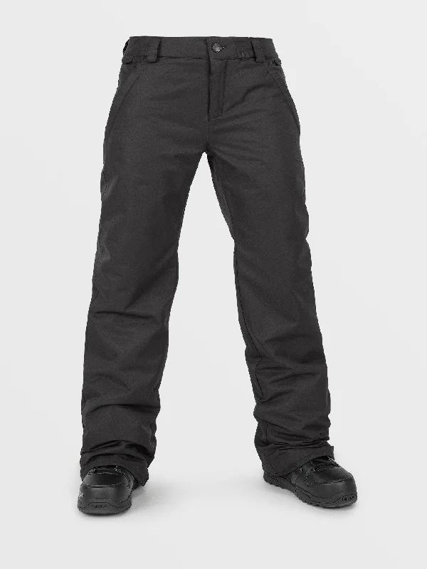 Womens Frochickie Insulated Pants - Black Stylish Slim Trousers