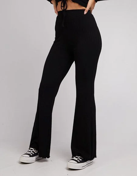 AAE RIB FLARE PANTS Casual Skinny Fit Pants