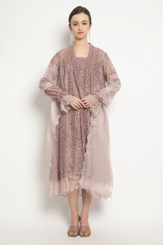 Kartini Dress in Light Rose Tunics Practical easy-care