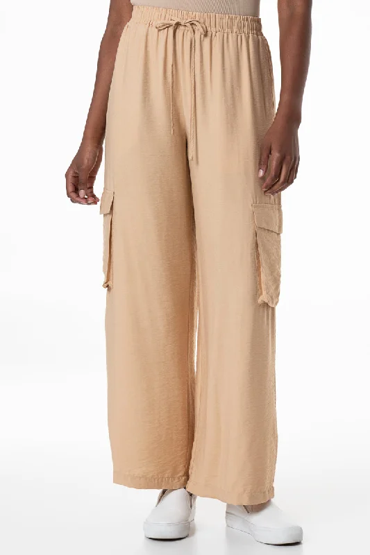 Cargo Pants _ 145587 _ Stone Casual Wide Pants