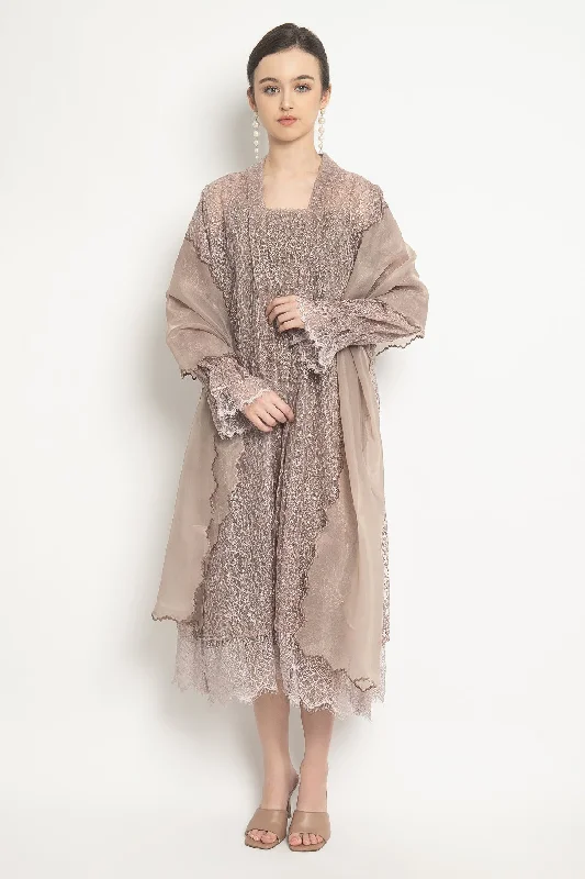 Kartini Dress in Nude Tunics Fashionable chic