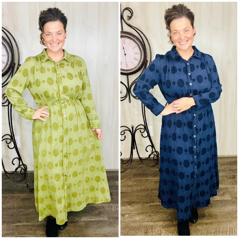Rachel Dotted Dress Tunics Corduroy durable