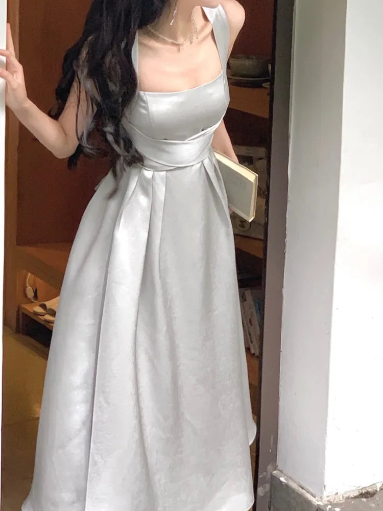 Advbridge Women Fashion Summer Elegant Casual Party Dress Sleeveless Vintage A-Line Solid Chic Prom Wedding Vestidos Female Clothes Robe Tunics Floral girly Advbridge Women Fashion Summer Elegant Casual Party Dress Sleeveless Vintage A-Line Solid Chic Prom Wedding Vestidos Female Clothes Robe Tunics Floral girly