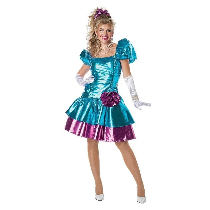 80s Party Dress Womens Costume Tunics Practical durable