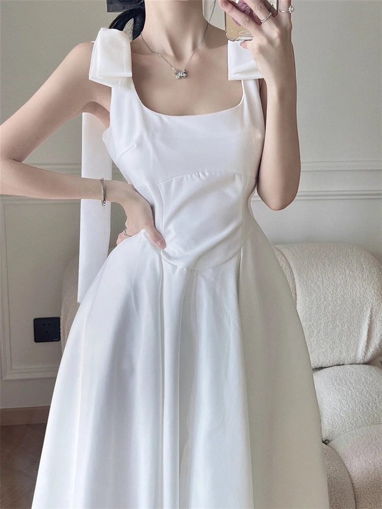 Advbridge Strap Sundress Women Solid White 2022 Woman Boho Beach Dress Summer Sleeveless Runway Backless Sexy Lace Party Dresses Off-the-shoulder Bohemian Festive Advbridge Strap Sundress Women Solid White 2022 Woman Boho Beach Dress Summer Sleeveless Runway Backless Sexy Lace Party Dresses Off-the-shoulder Bohemian Festive
