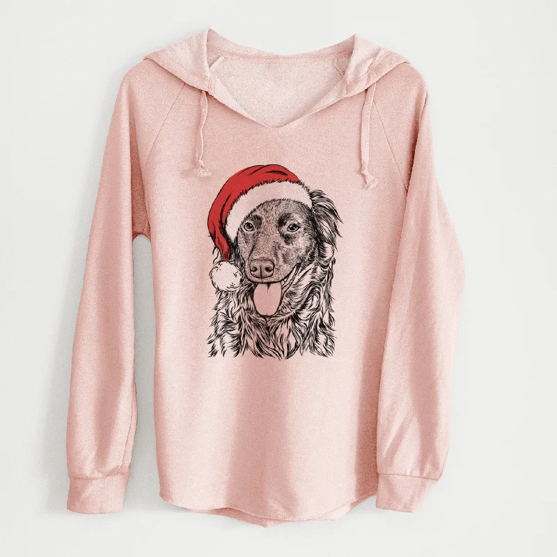Santa Maisie Mae the Aussiedor - Cali Wave Hooded Sweatshirt Hooded Sweatshirt Casual Wear Street Style Santa Maisie Mae the Aussiedor - Cali Wave Hooded Sweatshirt Hooded Sweatshirt Casual Wear Street Style