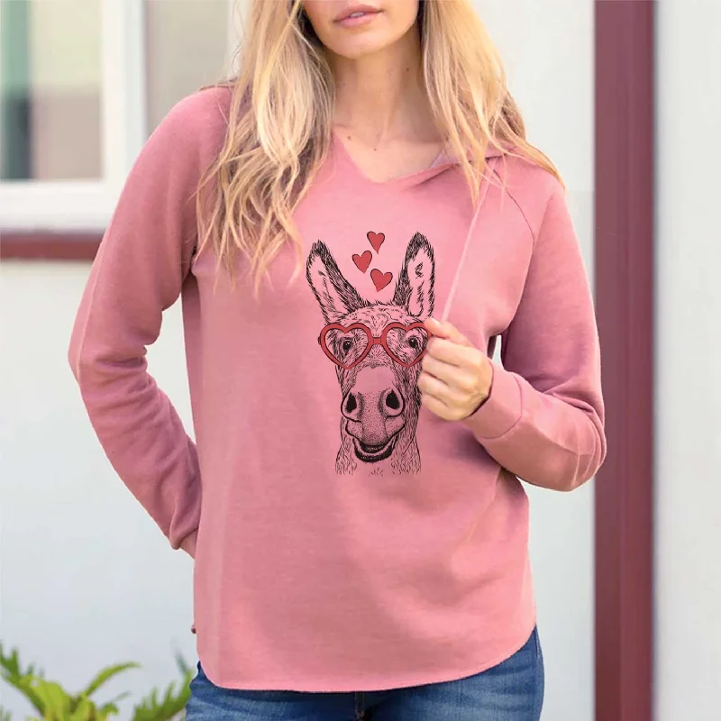 Valentine Samule the Donkey - Cali Wave Hooded Sweatshirt Hooded Sweatshirt Casual Wear Street Style Valentine Samule the Donkey - Cali Wave Hooded Sweatshirt Hooded Sweatshirt Casual Wear Street Style