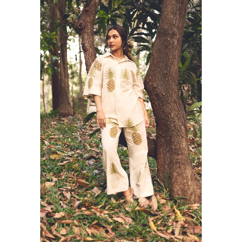 Tropical Pants Trendy Velvet Pants