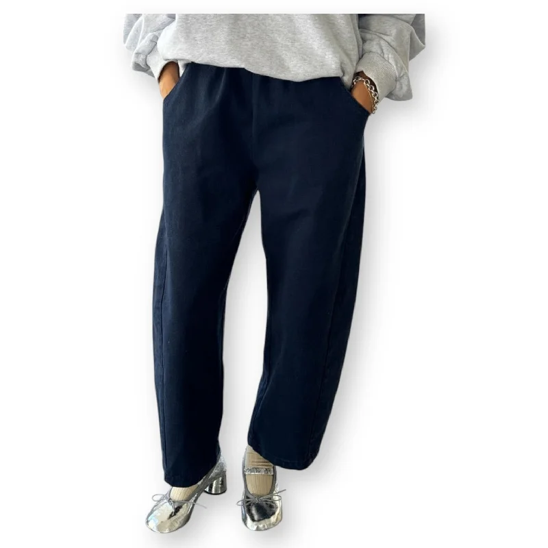 Le Bon Shoppe Arc Pants Navy Elegant Dress Pants