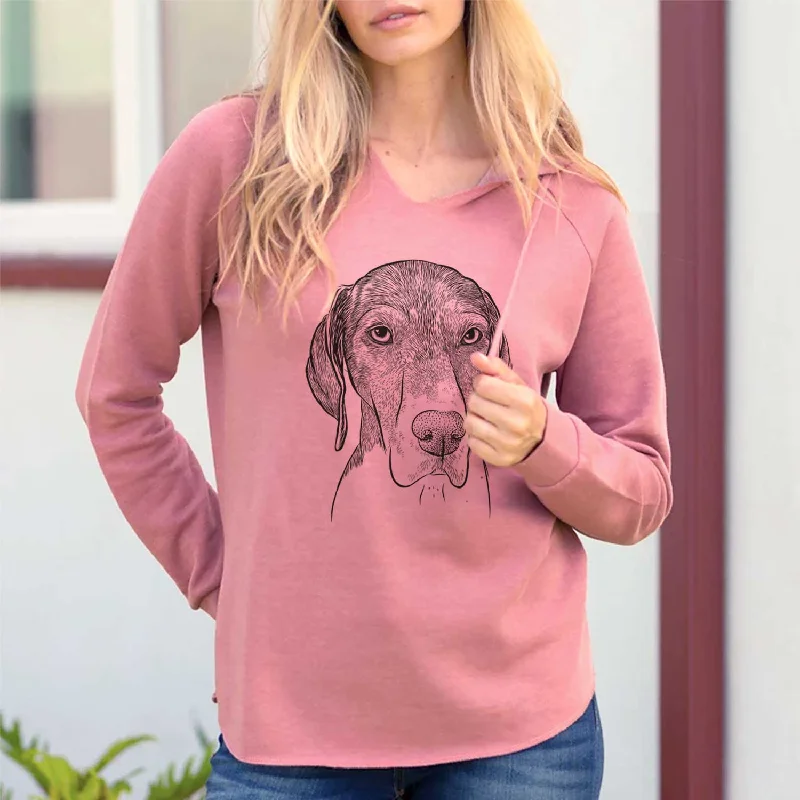 Bohdi the German Shorthaired Pointer - Cali Wave Hooded Sweatshirt Hoodie with Logo Branding Identity Bohdi the German Shorthaired Pointer - Cali Wave Hooded Sweatshirt Hoodie with Logo Branding Identity