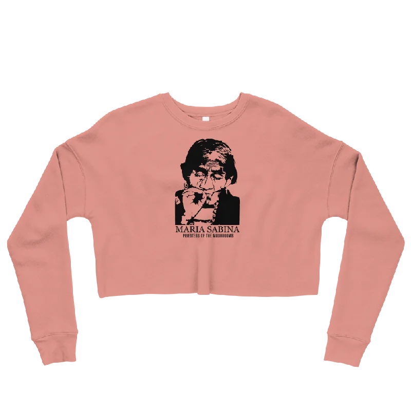 Priestess Of The Mushroom Graphic Crop Sweatshirt Hoodie with Velcro Closure Adjustable Secure Priestess Of The Mushroom Graphic Crop Sweatshirt Hoodie with Velcro Closure Adjustable Secure