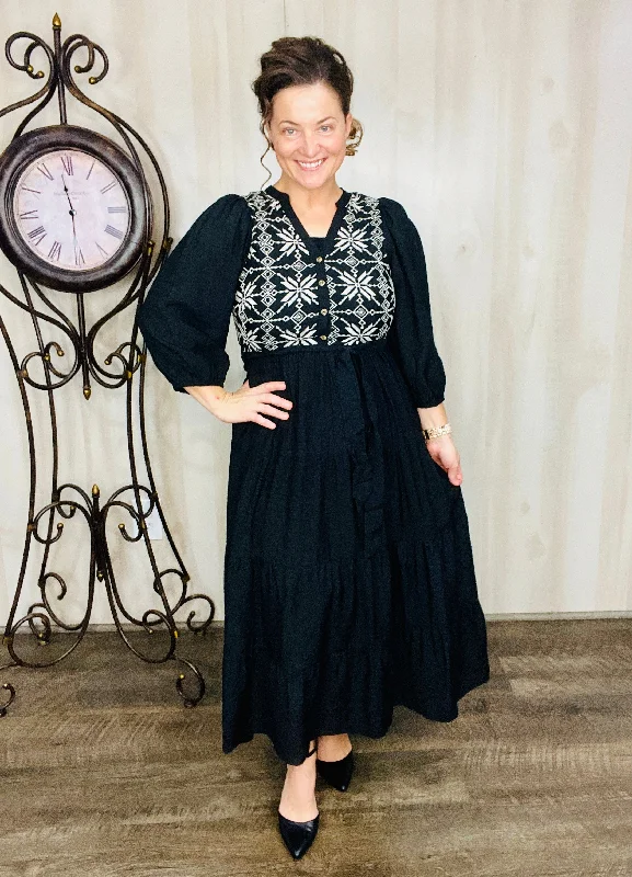 Jodi Black Embroidered Dress Tunics Bestseller popular
