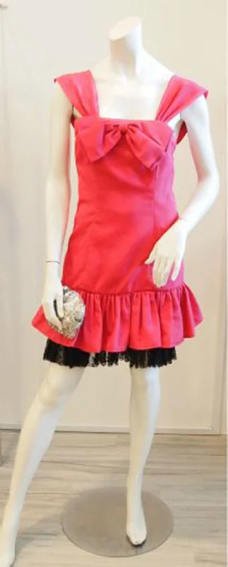 A Bow to Fuschia Vintage Cocktail Dress Tunics Luxurious high-end
